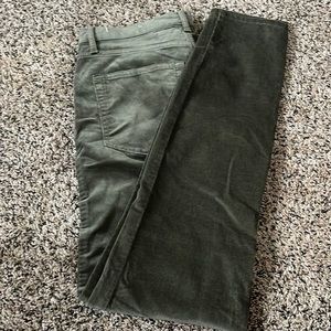 Green corduroy Pants